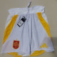 2024 Spainl White Player Version Shorts Pants