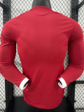 25/26  LIV Home  Long Sleeve   Player Version Soccer Jersey