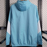 23/24 Man City Blue White Windbreaker