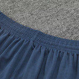 24/25 INT Grey Black Tank top and shorts suit