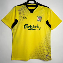 2004/2005 LIV Yellow Retro Soccer Jersey