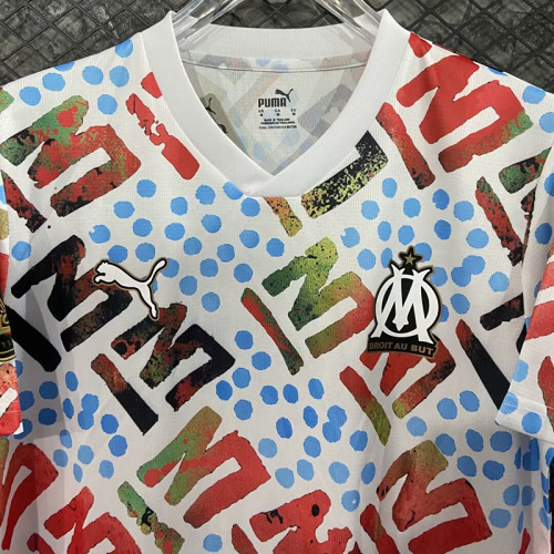 24/25 Marseille  White 13 training short sleeve（白色13）