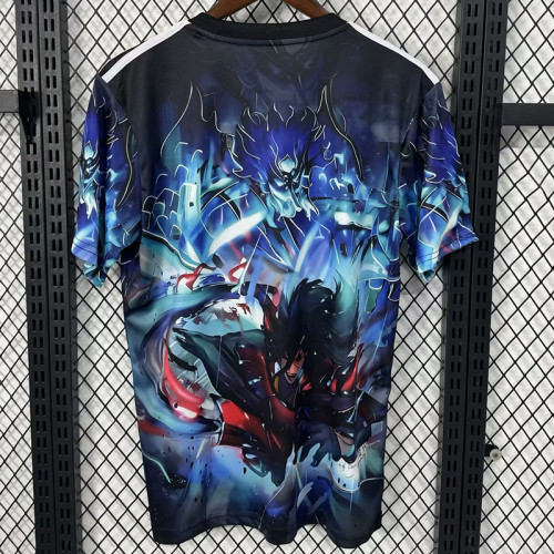 25/26 Japan NARUTO Dragon Purple Blue Fans  Soccer Jersey火影忍者3