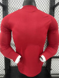 25/26  LIV Home  Long Sleeve  Player Version Soccer Jersey