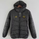 24/25  Man Utd Black Hooded Cotton Coat(Gold Labell) 连帽棉衣(金标）