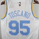 22/23 LAKERS ANDERSON # 95 White Top Quality Hot Pressing NBA Jersey(圆领)