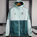 24/25 Mexico Green Hooded Windbreaker