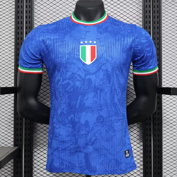 24/25 Italy Blue Special Edition Player Version Soccer Jersey