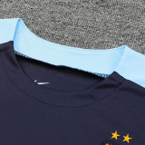 24/25 France Royal Blue Tank top and shorts suit（宝蓝）