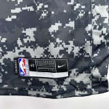 Sa Spurs PARKER # 9 Camouflage Top Quality Hot Pressing NBA Jersey