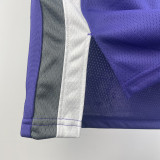 23/24 KINGS FOX #5 Purple Away Top Quality Hot Pressing NBA Jersey(V领）