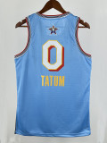 24/25 ALL-STAR TATUM # 0 Light  Blue Top Quality Hot Pressing NBA Jersey