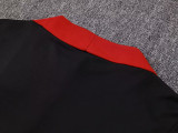 24/25 PSG Black&Red Collar Half Pull Tracksuit  (半拉链)