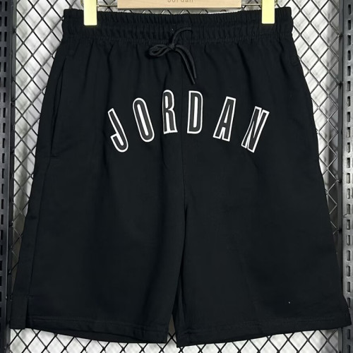 24/25 JOR Black Cotton shorts(005、前横大JOR标、全棉)