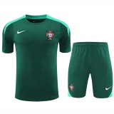 24/25 Portugal Green Training Short Suit