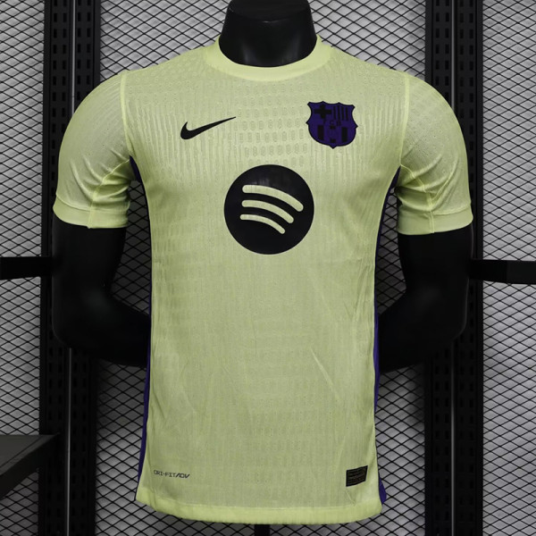 24/25 BAR Yellow Special Edition Player Version Soccer Jersey(大胸花）