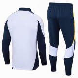 24/25 RMA White Half Pull Tracksuit  (白色、半拉链)