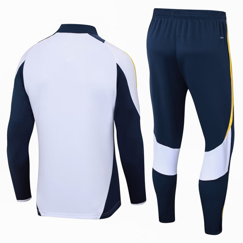 24/25 RMA White Half Pull Tracksuit  (白色、半拉链)