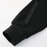 24/25 AM05 Black  Hooded Jacket Tracksuit