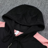24/25 PSG Black Hooded  Tracksuit