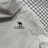 24/25 F705 CAMEL White Single Layer Hooded Windbreaker (连帽）