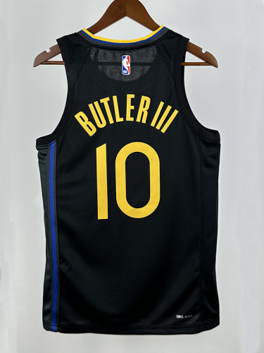 24/25 WARRIORS BUTL ER III # 10 Black Flying Man Top Quality Hot Pressing NBA Jersey