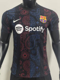 25 /26 BAR Royal Blue Special Edition Player Version Soccer Jersey(白色spotify)