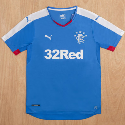 2015/2016 Rangers Home Retro Soccer Jersey