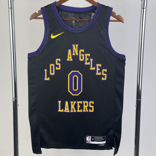 23/24 LAKERS WESTBROOK #0 Black City Edition Top Quality Hot Pressing NBA Jersey