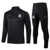 24/25  AL-Nassr black Half Pull special edition Tracksuit B791 (半拉链)