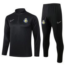 24/25  AL-Nassr black Half Pull special edition Tracksuit B791 (半拉链)