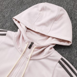 24/25 RMA Light Pink Hooded  Tracksuit(Add Fluff)  #F610加绒