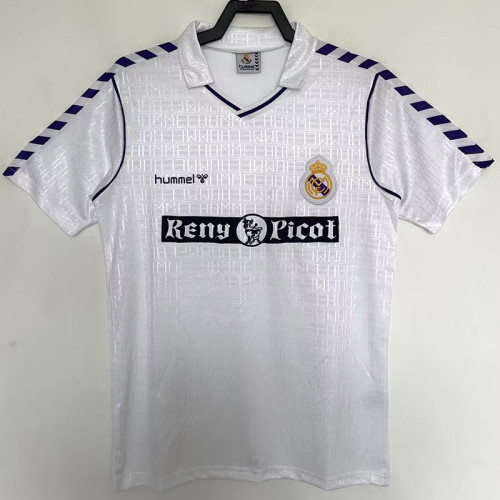 1989/1990 RMA Home Retro Soccer Jersey