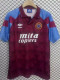 1990 Aston Villa Home Retro Soccer Jersey