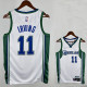 75th Anniversary Dallas Mavericks LRVING #11 White Top Quality Hot Pressing City Edition NBA Jersey（城市版）