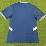 24/25 Marseille  Away Player Version Soccer Jersey(Print all Sponsor)前后广告