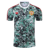 24/25 Man Utd  Green Printing  Training Short Suit