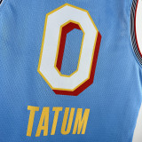 24/25 ALL-STAR TATUM # 0 Light  Blue Top Quality Hot Pressing NBA Jersey