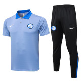 24/25 INT Grey Polo Collar Pants Set(C1100)