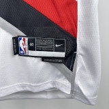22/23 Trail Blazers AFIDIA #8 White City Edition Top Quality Hot Pressing NBA Jersey