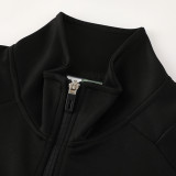 24/25 RMA Black & Light Green Pants Jacket Tracksuit#03