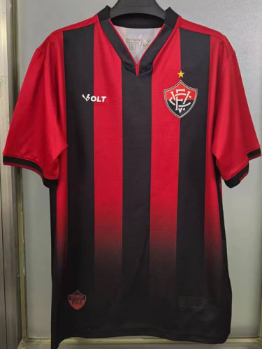24/25 Vitoria Home Fans Soccer Jersey（V领）