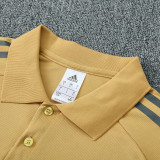 25/26  Argentina Mud Yellow Polo Collar Pants Set