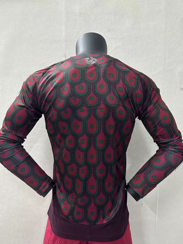 24/25 Mexico Home Long Sleeve  Player Version Soccer Jersey(长袖球员)