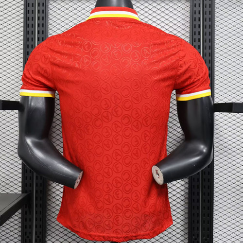 25/26 ARS  Alphabet Pattern Special Edition Red Player Version Soccer Jersey