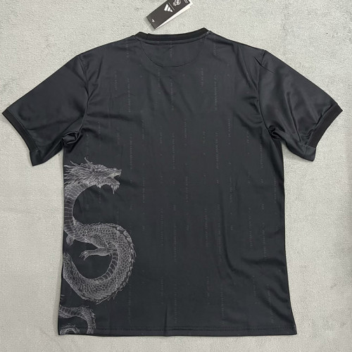 24/25 RMA  Black ( White Dragon )Special Edition  Fans Soccer Jersey