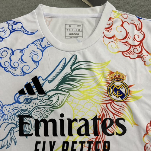 24/25 RMA White Dragon Pattern Training Shirts