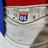 2010/2011 Lyon Home 60th Anniversary Edition Retro Soccer Jersey