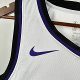 23/24 KINGS LAVINT # 8 White Home  Top Quality Hot Pressing  Retro NBA Jersey