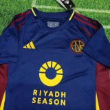 24/25 Roma Third  Kids Soccer Jersey